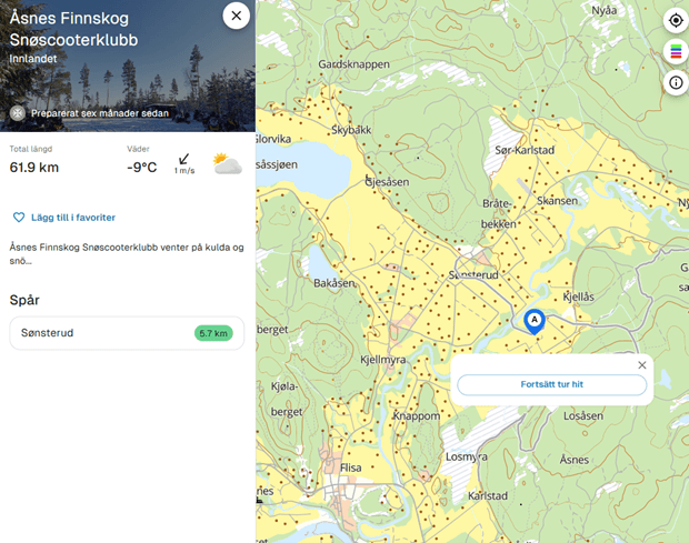 Shows how to add as favorite